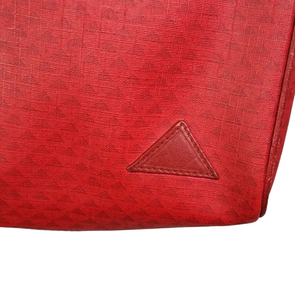 Liz Claiborne Vintage Red Crossbody Shoulder Bag Women's Purse Red - Picture 4 of 15